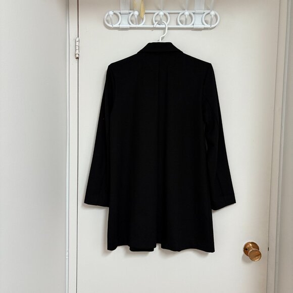 Eileen Fisher Washable Flex Ponte Long Blazer Petites XS - Picture 4 of 7